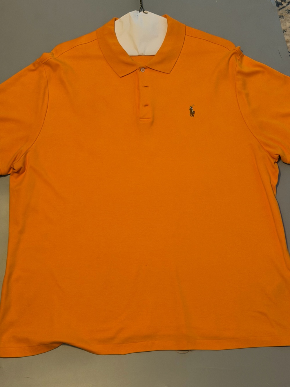 Polo by Ralph Lauren Orange Short-Sleeve Polo with Navy Pony
